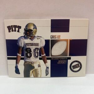 2006 Press Pass SE Pitt Panthers Game-Used Jersey Greg Lee #JC/GL (081)